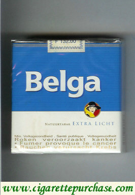 Belga Extra Licht cigarettes Natuurtabak 25 soft box